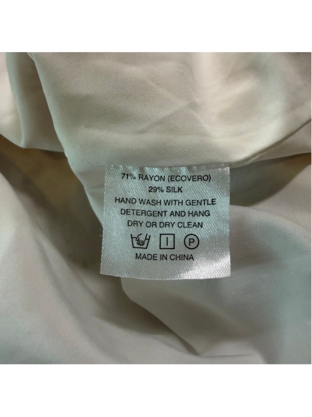 Marie Oliver Kara Mini Dress Silk Blend Geometric Tan Cottagecore Women’s Sz XS - Picture 5 of 8